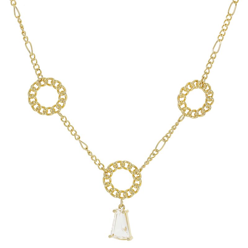 Colar-curto-com-pingentes-oval-de-correntaria-vazado-e-zirconia-c