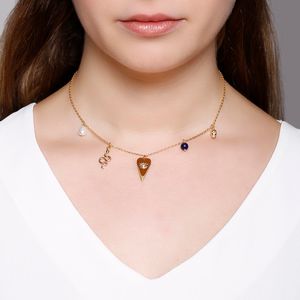 Colar com Pingente Diversos em Pérola e Zircônia