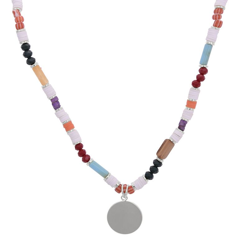 Colar-multicolorido-com-medalha-lisa
