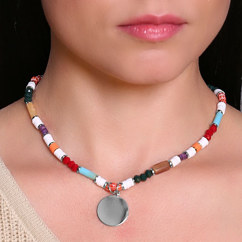Colar-multicolorido-com-medalha-lisa