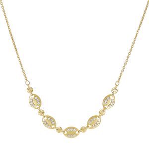 Colar com detalhes em zircônia