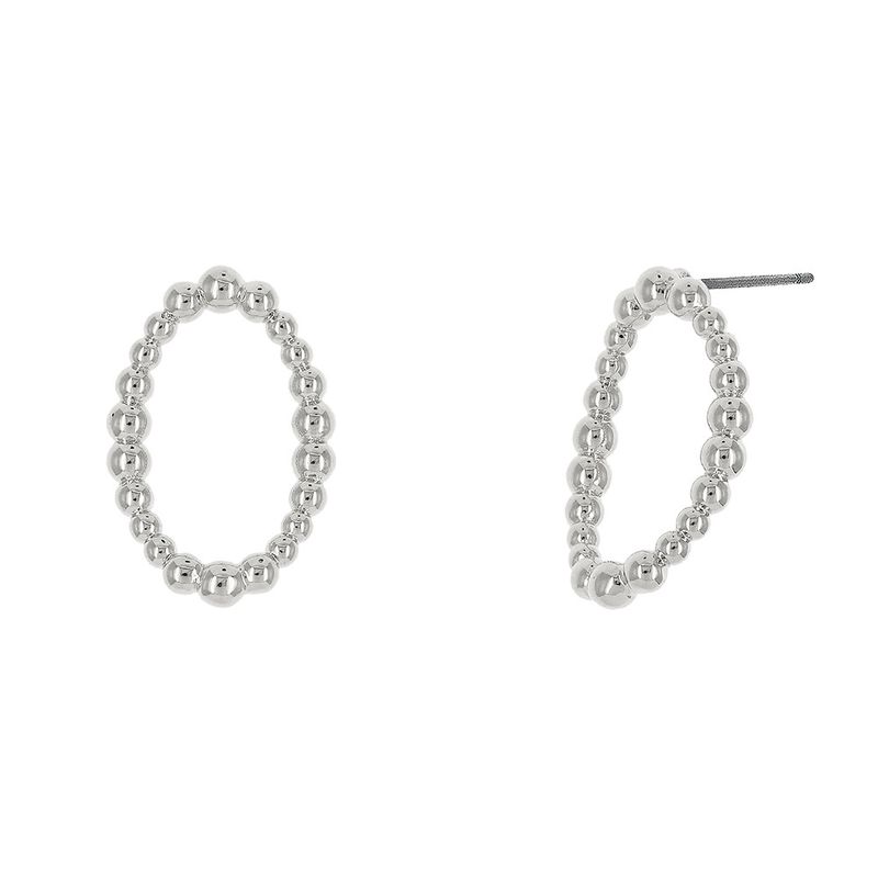 Brinco-oval-de-bolinhas