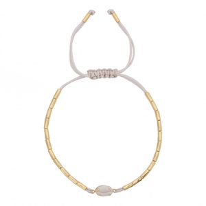 Pulseira de Cordão com Búzio