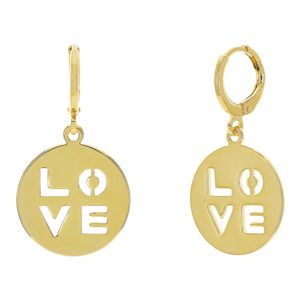 Mini Argola "Love" Lisa Vazada