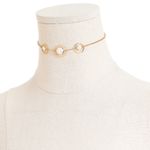 Colar-casual-liso-vazado-em-perola