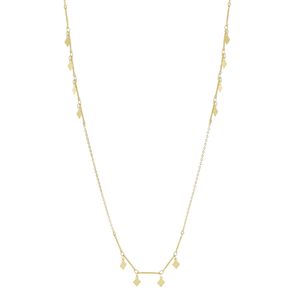 Colar com Pingentes Lisos