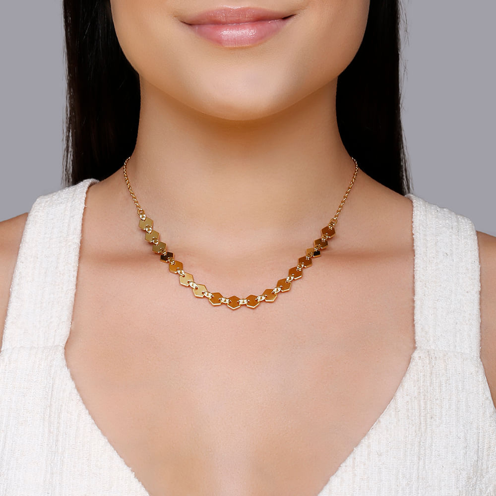 Colar com base trabalhada | Morana