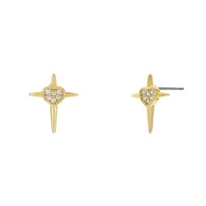 Brinco Coração Estilizado