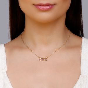 Colar Casual com Zircônias