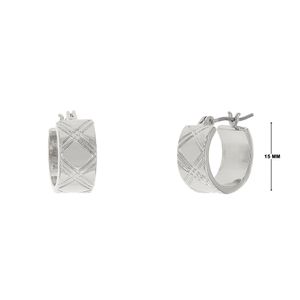 Mini Argola Texturizada