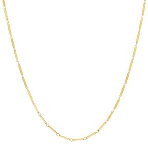 Colar com chapas lisas