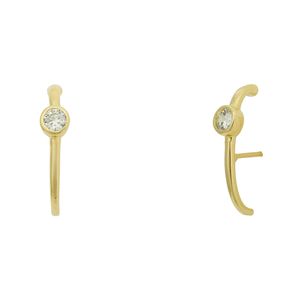 Ear Hook Liso em Zircônia