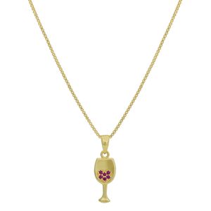 Colar com Pingente de Taça