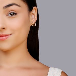 Ear Hook com Zircônias
