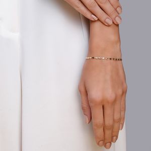 Pulseira de Elos Estilizada