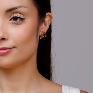Ear Hook com Zircônias