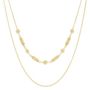 Colar com Detalhes Vazados