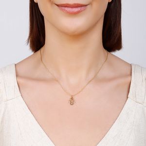 Colar com Pingente de "Filha"