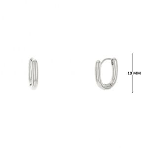 Mini argola oval