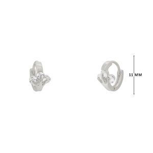 Mini Argola com Zircônias