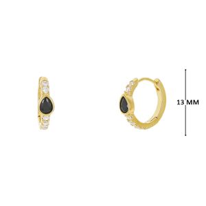 Mini Argola com Zircônias