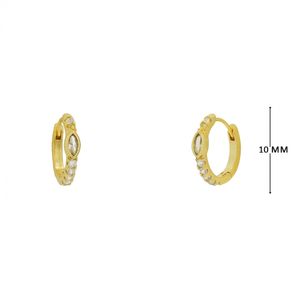Mini Argola com Zircônias