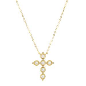 Colar com pingente de crucifixo
