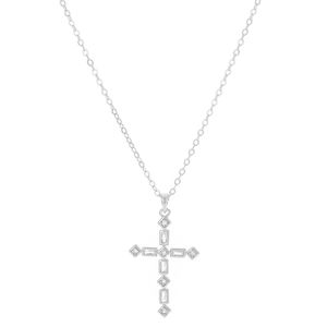 Colar com pingente de crucifixo