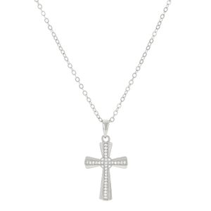 Colar com pingente de crucifixo