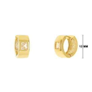 Mini Argola com Zircônia