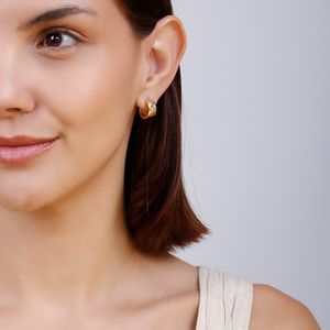 Mini Argola com Zircônia