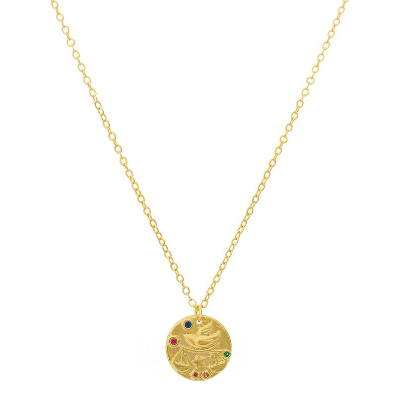 Colar-com-pingente-de-signo-libra