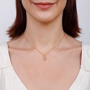 Colar com Pingente de Corações