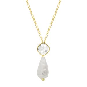 Colar com Pingente de Strass
