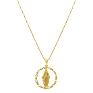 Colar com Pingente de Nossa Senhora das Graças
