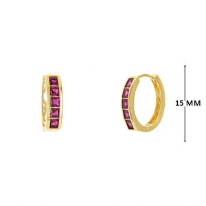 Mini Argola com Zircônias