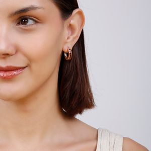 Mini Argola com Zircônias