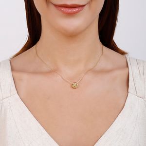 Colar com Pingente Trevo da Sorte