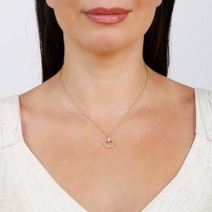 Colar com Pingente Vazado