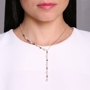 Colar Assimétrico com Pérolas