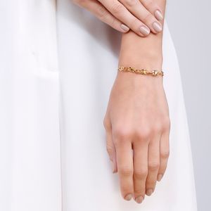 Pulseira com Elos Trabalhados