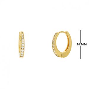 Mini Argola com Zircônias