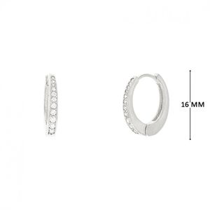 Mini Argola com Zircônias
