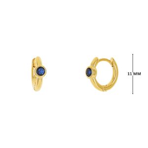 Mini Argola com Zircônia