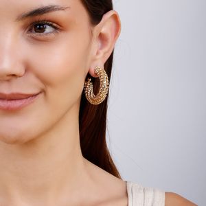 Argola em Strass