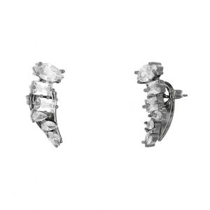 Ear Cuff Trabalhado com Zircônias