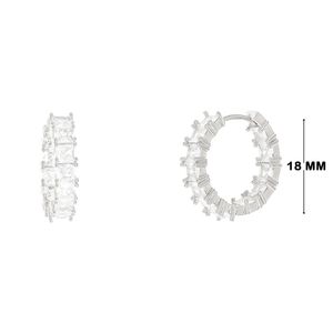 Mini Argola com Zircônias