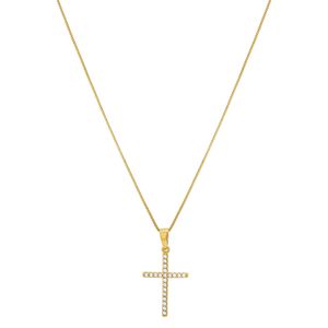Colar com Pingente de Crucifixo