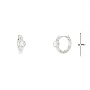 Mini Argola com Zircônia