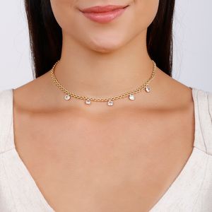 Gargantilha com Zircônias